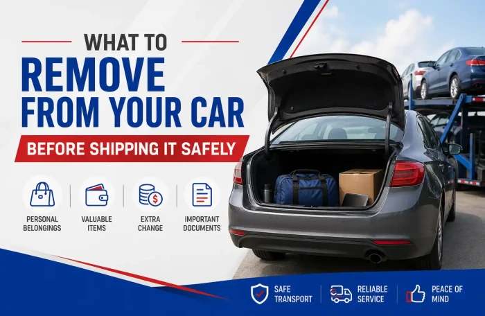 What to Remove From Your Car Before Shipping